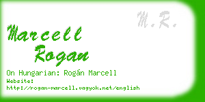 marcell rogan business card